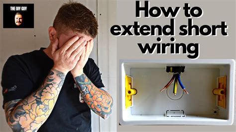 wires in junction box too short in wall|fix short wires inside electrical box.